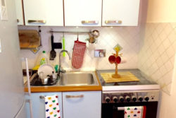 Kitchen Sink and Gas Stove - Pigneto65 - Your home in Rome